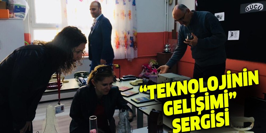 CUMHURİYET İLKOKULU ANA SINIFLARINDAN “TEKNOLOJİNİN GELİŞİMİ” SERGİSİ