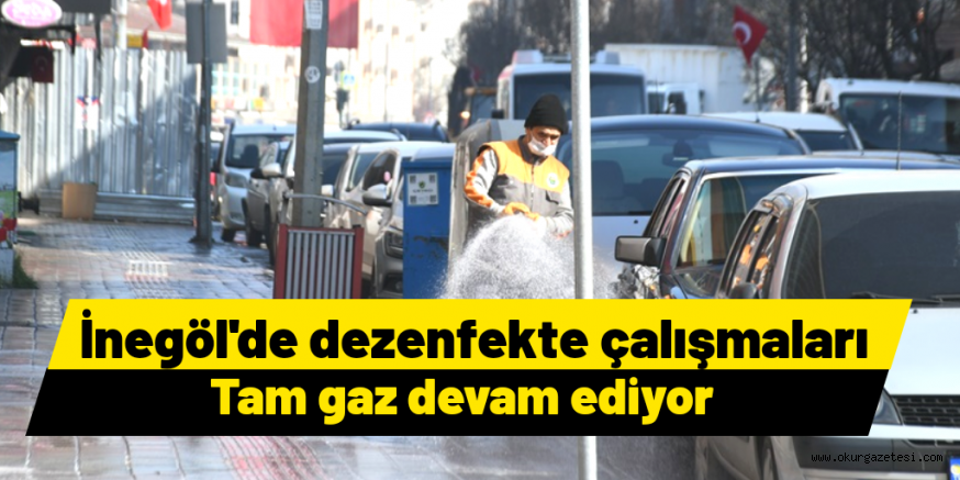 Dezenfekte çalışmaları sürüyor