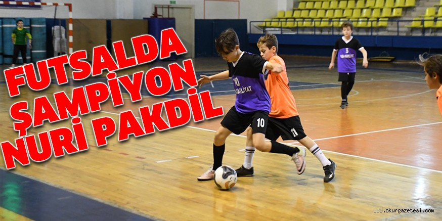 FUTSALDA ŞAMPİYON NURİ PAKDİL