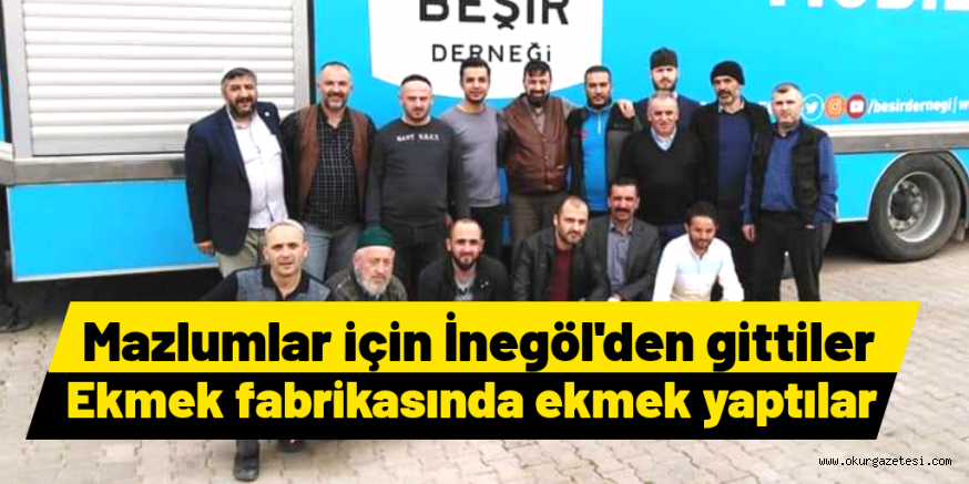 İNEGÖL’DEN İDLİB’E GÖNÜL KÖPRÜSÜ