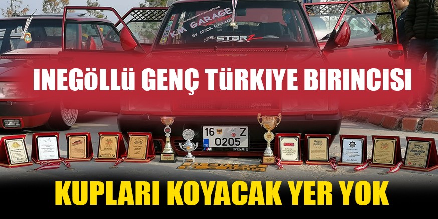 İNEGÖLLÜ GENÇ TÜRKİYE 1.’Sİ OLDU