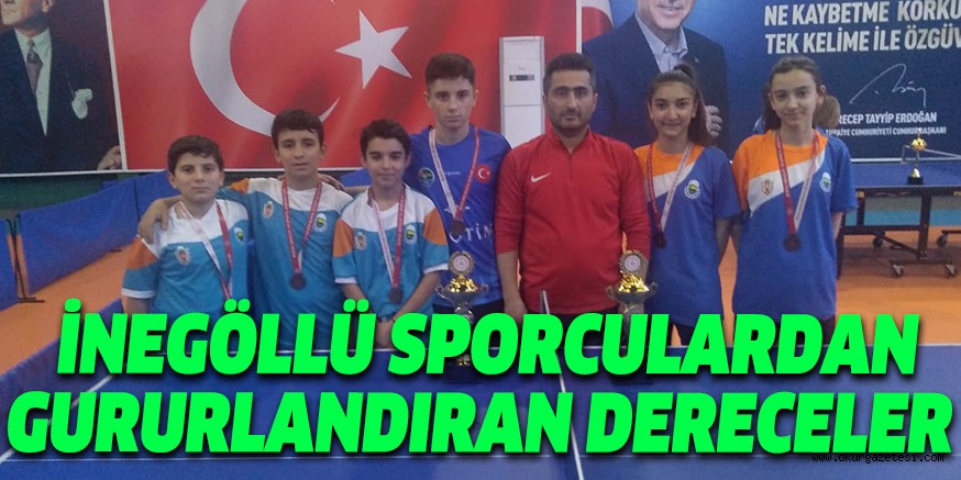 İNEGÖLLÜ SPORCULARDAN GURURLANDIRAN DERECELER