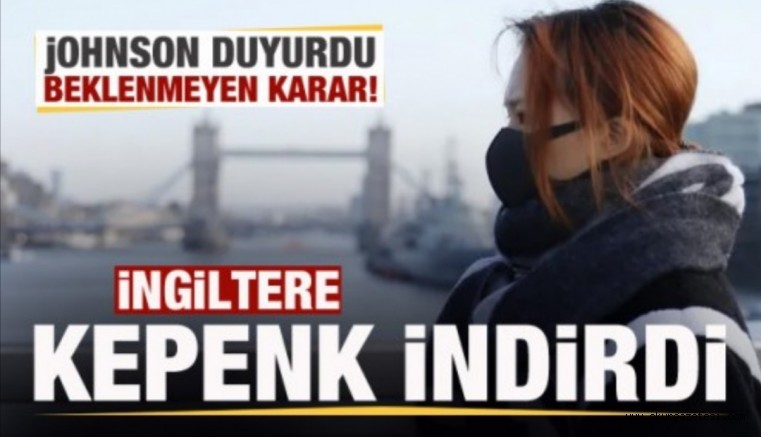 İngiltere kepenk indirdi