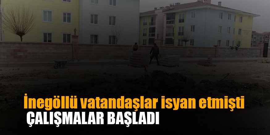 KOZLUCA YOLU’NDA KALDIRIM ÇALIŞMALARI