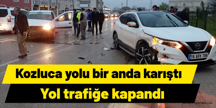 KOZLUCA YOLUNDA KAZA