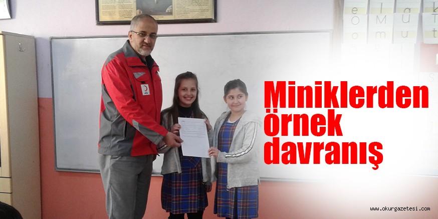 MİNİKLERDEN DEPREMZEDELERE YARDIM