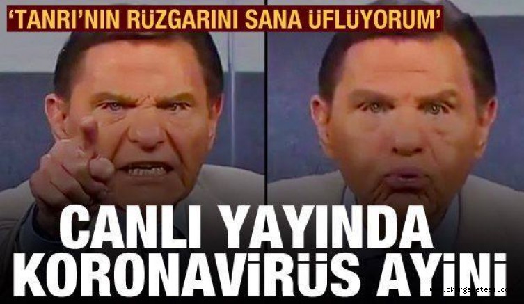 ABD’de bir televizyon programında koronavirüs ayini: Tanrı’nın rüzgarını sana üflüyorum
