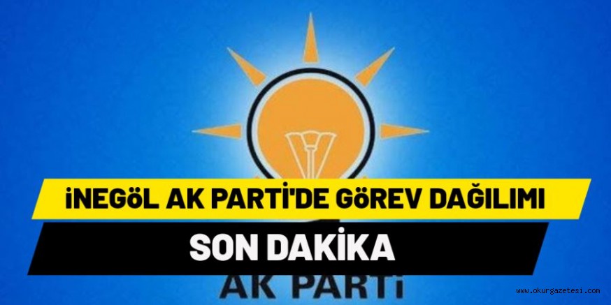 AK PARTİ’DE GÖREV DAĞILIMI