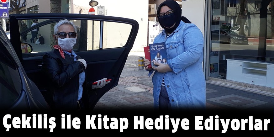 Çekiliş ile kitap hediye ediyorlar