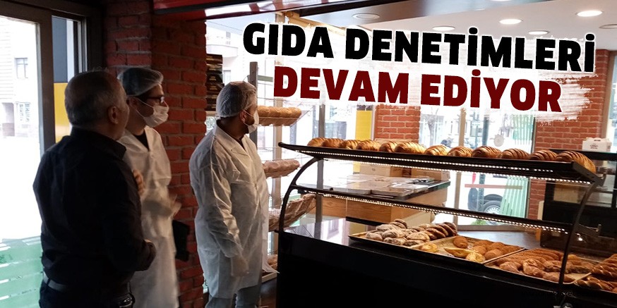 GIDA DENETİMLERİ DEVAM EDİYOR
