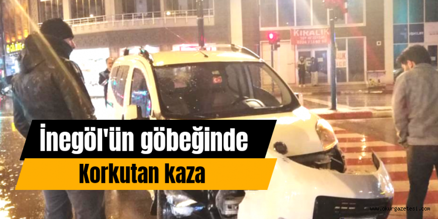 HAKİMİYETİNİ KAYBETTİ MOBESE DİREĞİNE ÇARPTI