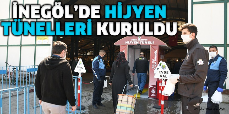 İNEGÖL’DE HİJYEN TÜNELLERİ KURULDU