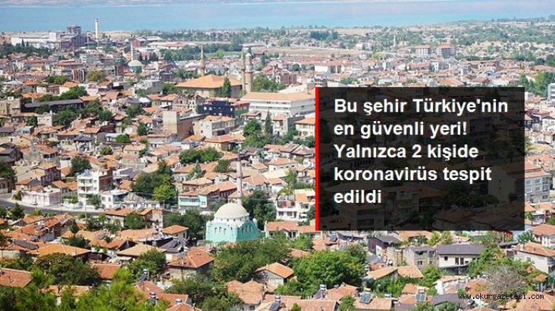 İşte Türkiye’de koronavirüs vakasının en az olduğu il!