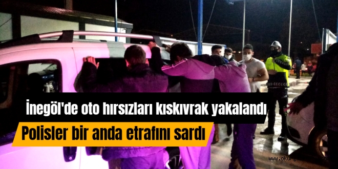 Oto hırsızları yakalandı