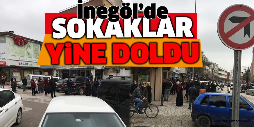 SOKAKLAR YiNE DOLDU