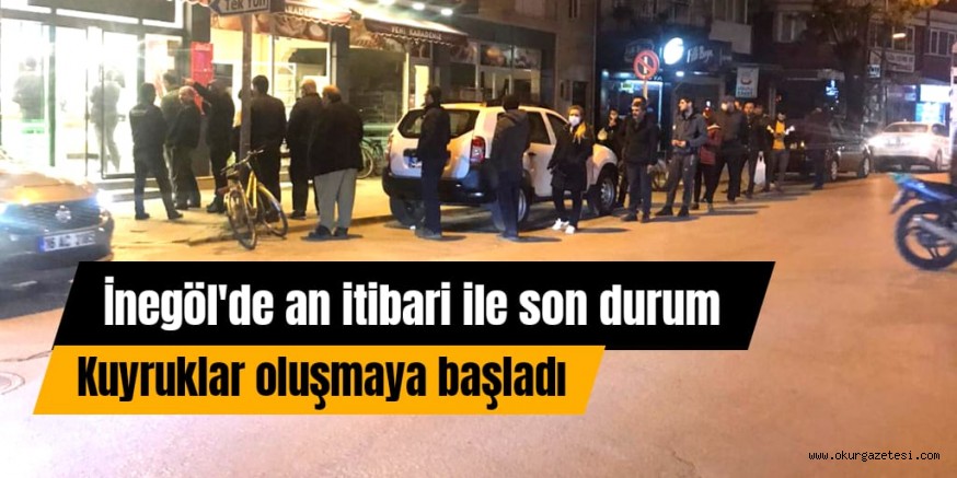 UZUN KUYRUKLAR OLUŞTU