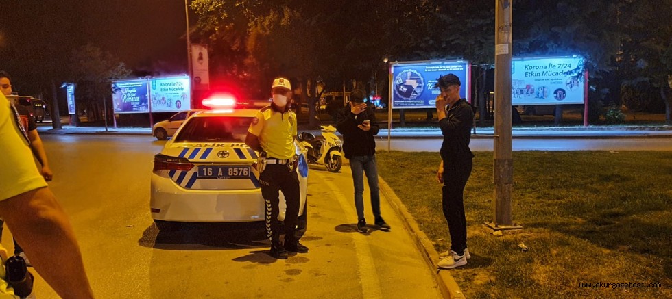 Doğum günü partisinden dönen gençlere ceza