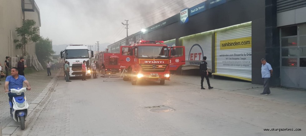 İNEGÖL’DE YANGIN