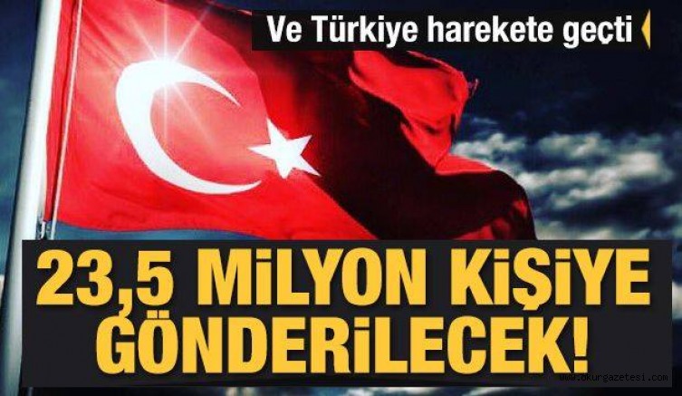 Türkiye harekete geçti! 23.5 milyon kişiye mektup gönderiliyor
