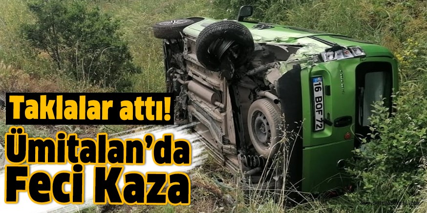 Ümitalan’da Feci Kaza