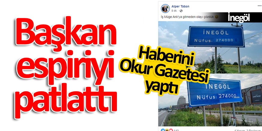 Başkan sosyal medyada güldürdü