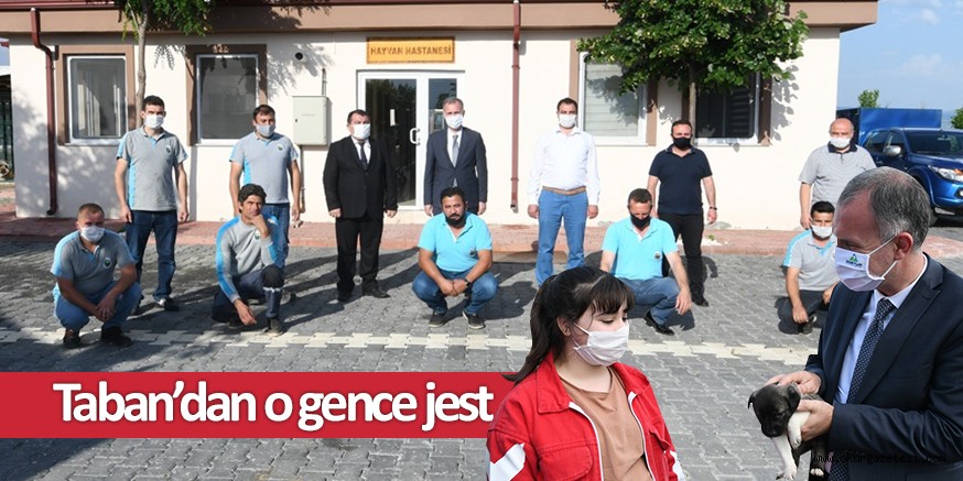 BAŞKAN TABAN VETERİNER İŞLERİ MÜDÜRLÜĞÜ PERSONELİYLE BULUŞTU