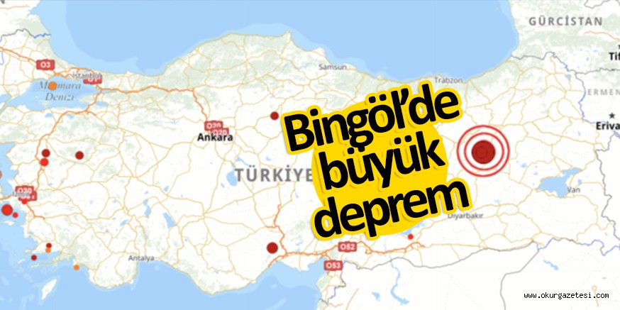 Bingöl’de korkutan  deprem