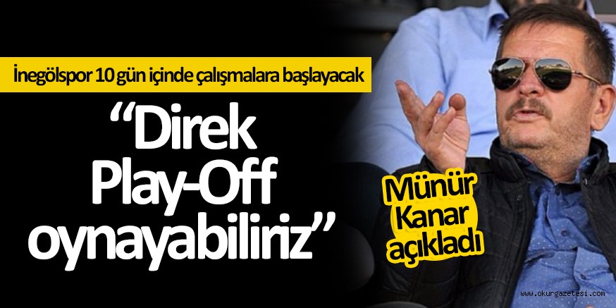İNEGÖLSPOR DİREK PLAY-OFF OYNAYABİLİR