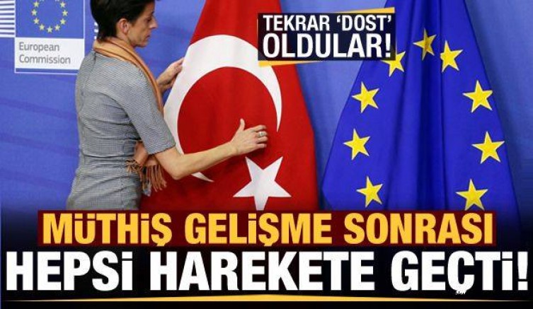 Koronayı gördüler tekrar ‘dost! oldular!