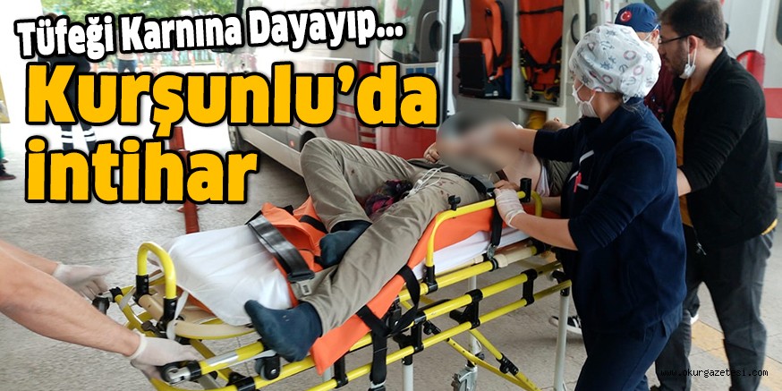 Kurşunlu’da intihar