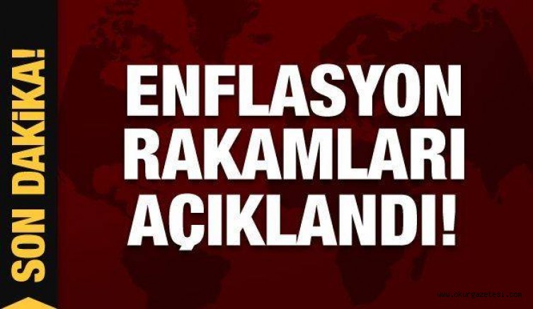 Mayıs ayı enflasyon rakamları açıklandı