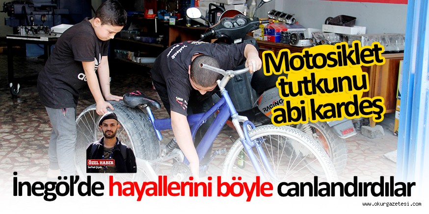 Motosiklet tutkunu çocuklar bisikletlerini Cruiser’e çevirdi
