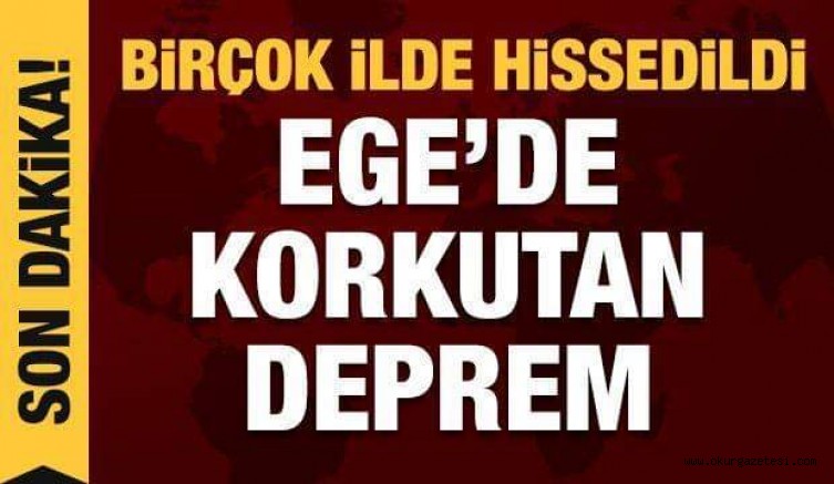 Muğla Marmaris’te korkutan deprem: İzmir, Antalya ve Denizli’de de hissedildi!