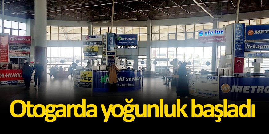 Otogarda akın başladı