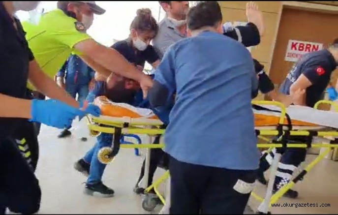 Yüksek gerilime kapıldı ağır yaralandı