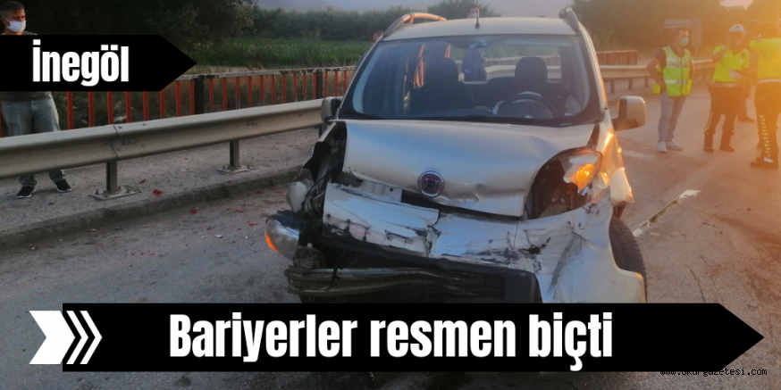 Bariyerleri resmen biçti