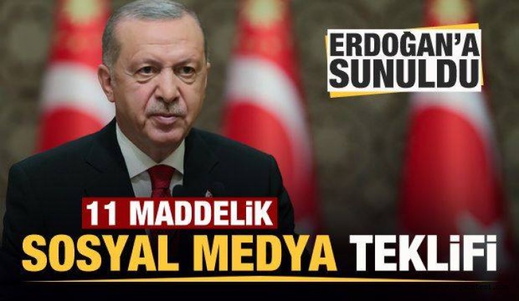 Başkan Erdoğan’a sunuldu! İşte 11 maddelik ‘sosyal medya’ teklifi!