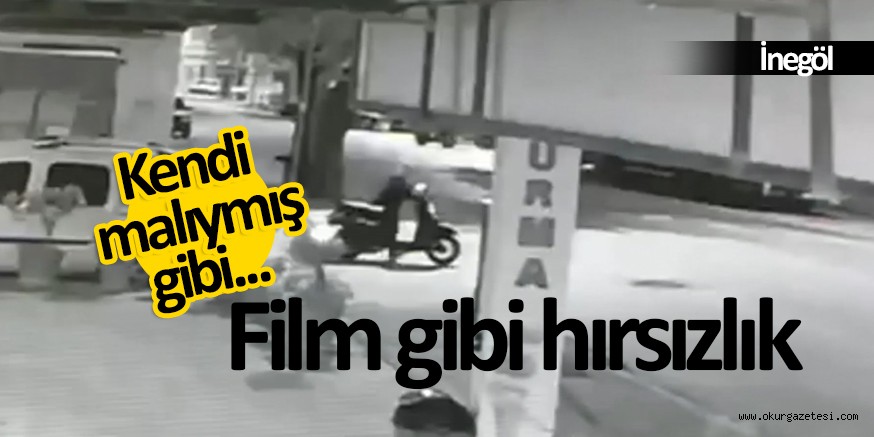 Bursa’da hırsızlık güvenlik kameralarına yansıdı