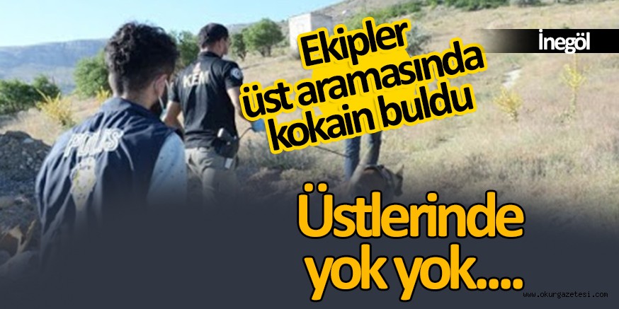 İnegöl’de kokain yakalandı