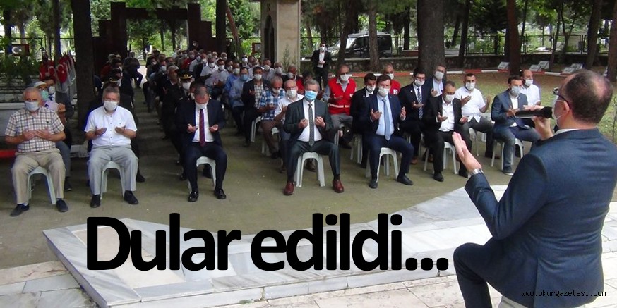 İnegöl’de şehitler için dualar edildi