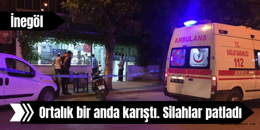 İnegöl’de silahlar konuştu