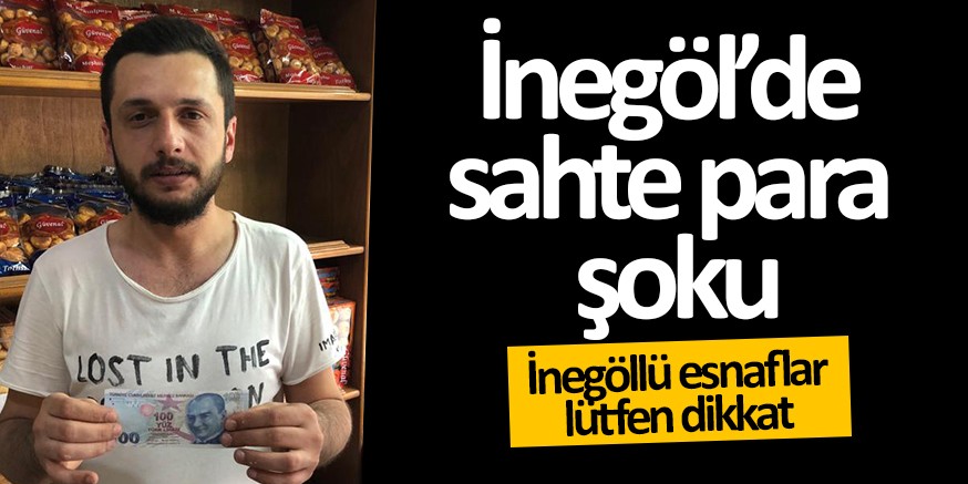 İNEGÖLLÜ ESNAFLAR DİKKAT