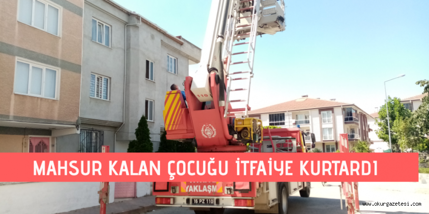 İtfaiye ekipleri kurtardı