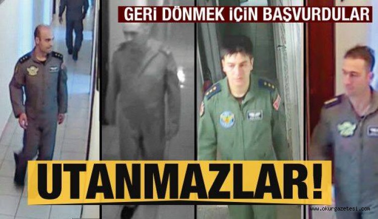 Katil pilotlar göreve dönmek için başvurdu