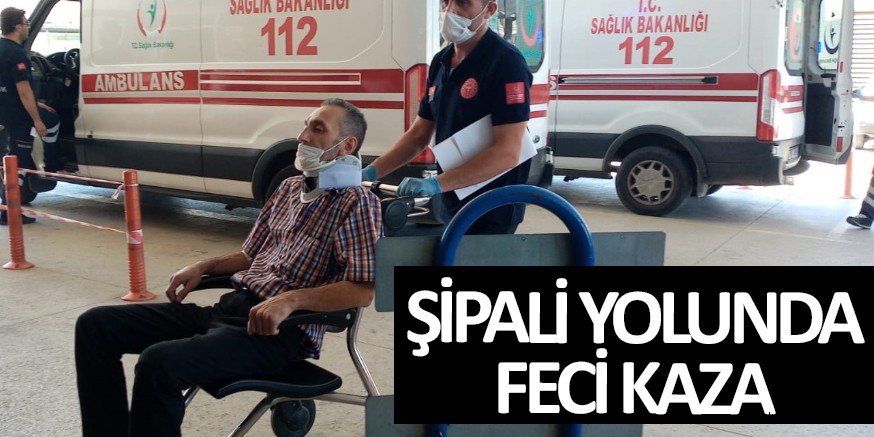 Şipali yolunda feci kaza