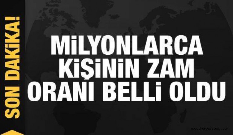 Son dakika… Memur ve emeklilerin zammı belli oldu