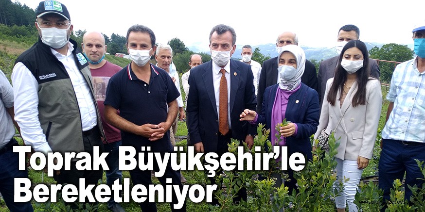 Toprak Büyükşehir’le bereketleniyor