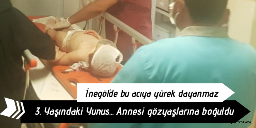 3 yaşındaki Yunus, 3. Kattan düşerek ağır yaralandı