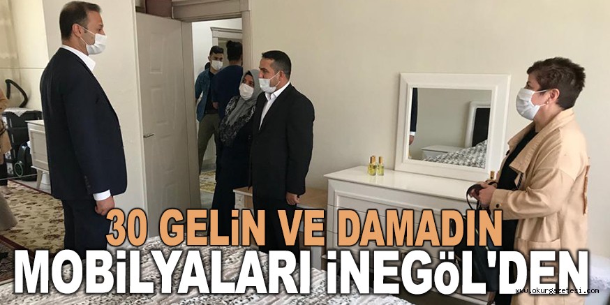 30 GELİN VE DAMADIN MOBİLYALARI İNEGÖL’DEN