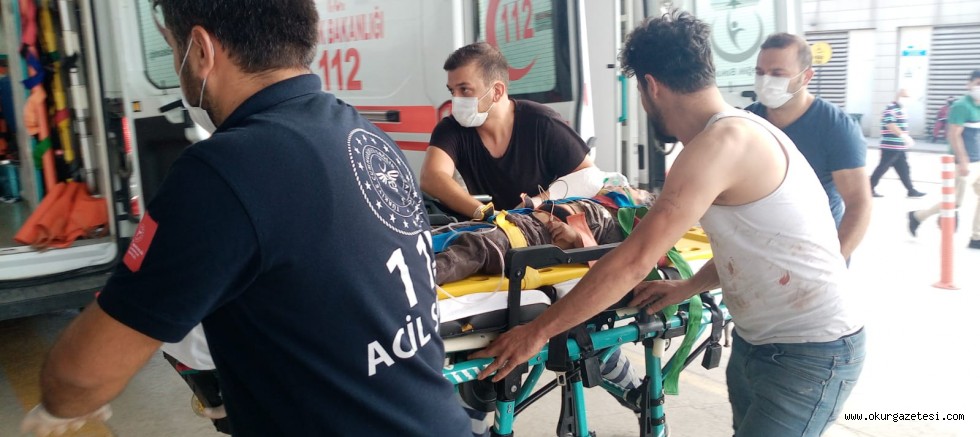 5 Metre Yükseklikten düşen 2 kardeş ağır yaralandı